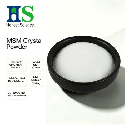 Bột pha lê MSM cấp USP | Dimethyl Sulfone CAS 67‑71‑0 Nguyên liệu thô số lượng lớn
